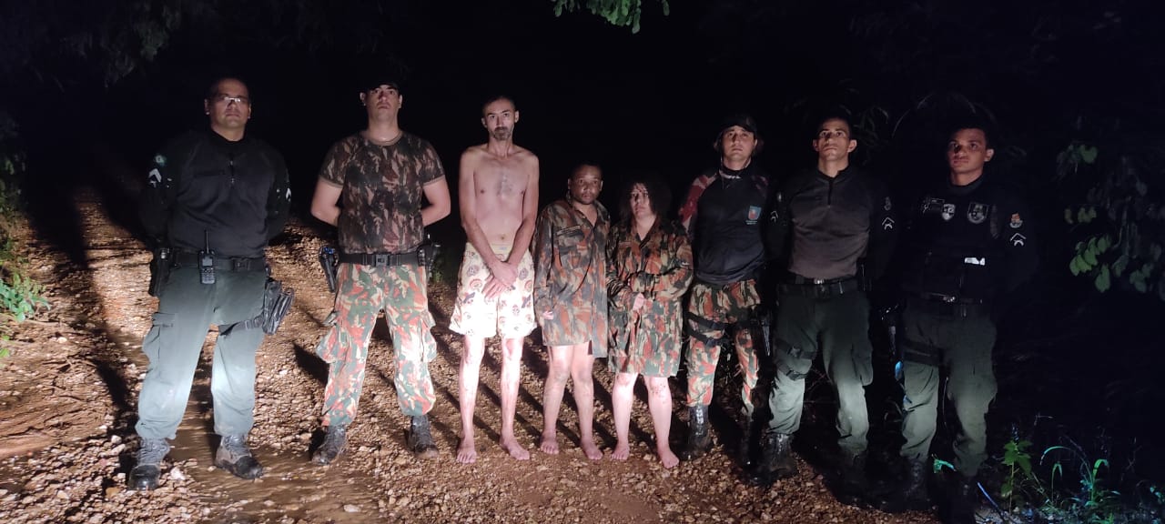 Crato: Polícia resgata família após forte enxurrada na Chapada do Araripe