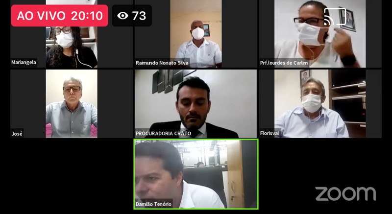 Ao vivo: veja a sessão da Câmara de Crato