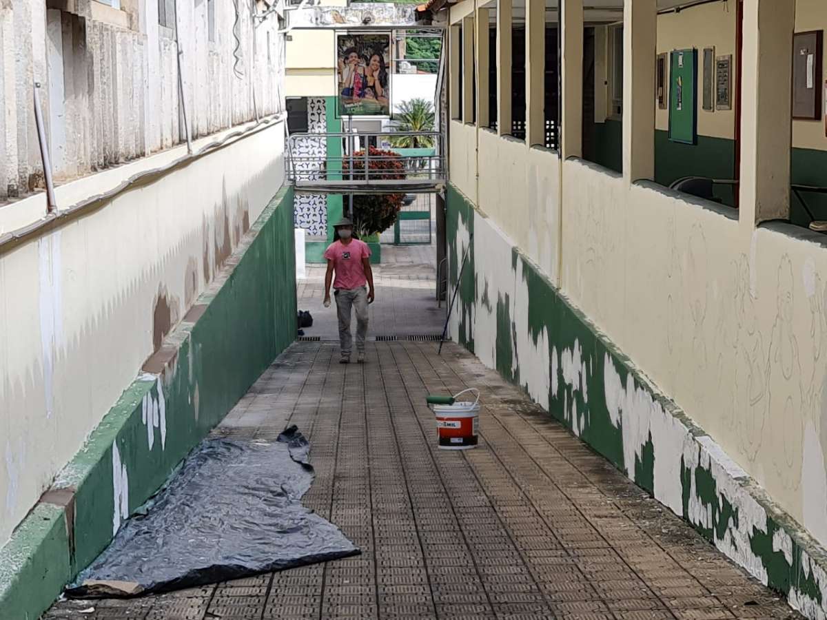 URCA realiza obras de manutenção e infraestrutura no Campus do Pimenta, em Crato