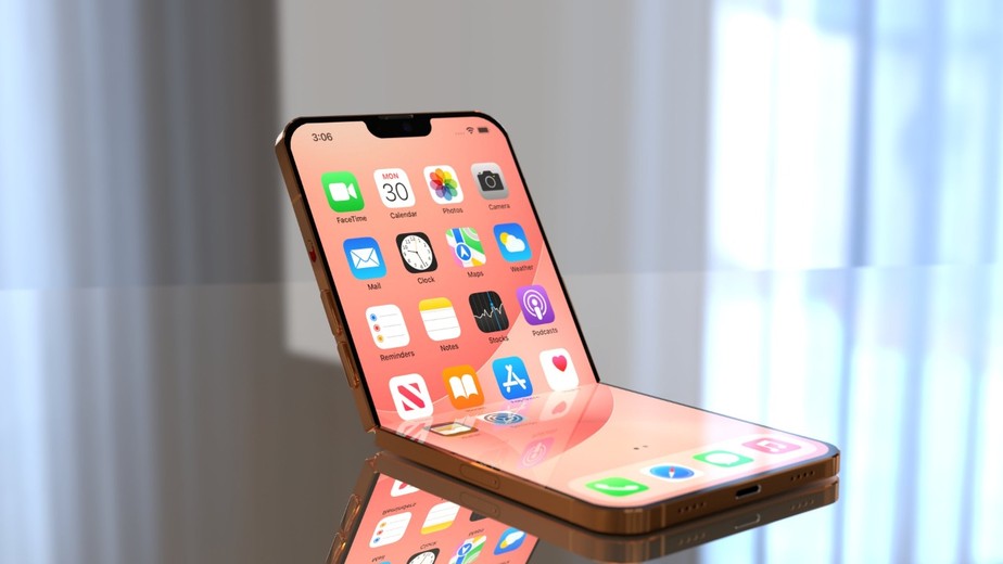 iPhone dobrável com tela gigante deve ficar para 2025