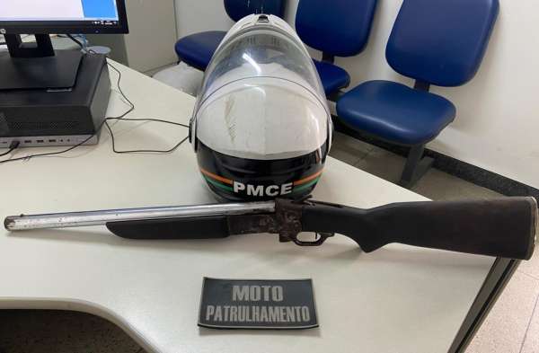 Suspeito de posse ilegal de arma é preso com escopeta pela PMCE em Juazeiro do Norte