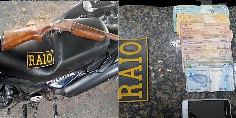 Crato: BPRAIO apreende droga, arma e prende foragido da justiça com dois mandados de prisão em aberto durante o fim de semana