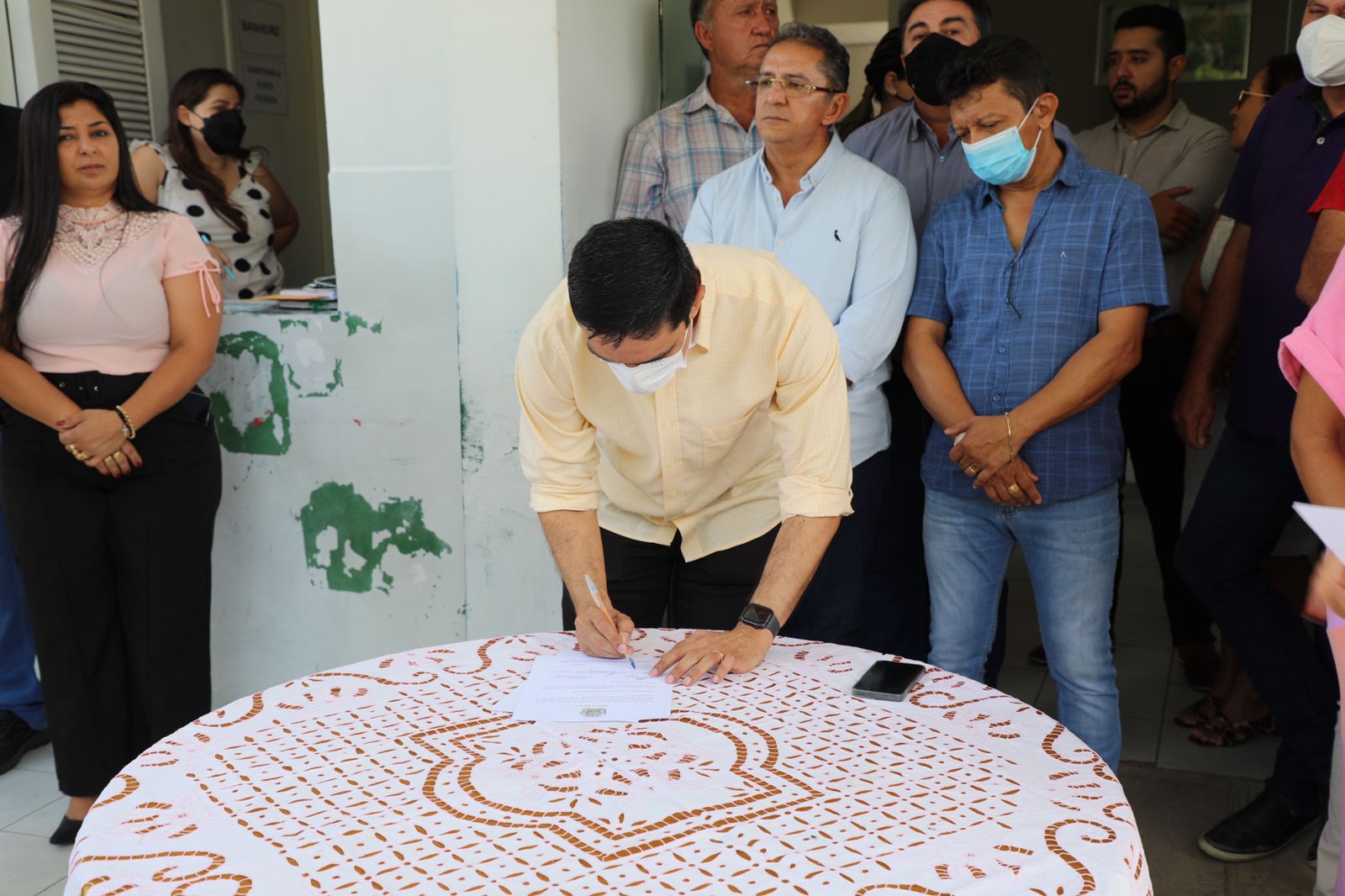 Assinada a ordem de serviço para reforma da Secretaria de Saúde de Mauriti