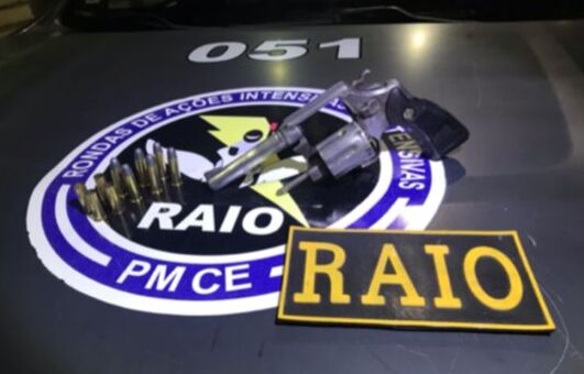 Homem é preso após efetuar disparos para o alto em via pública do Crato