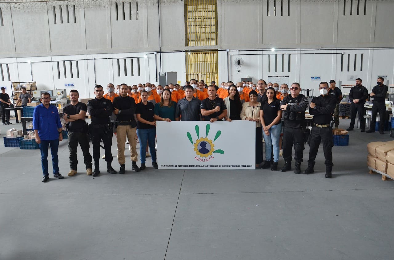 Empresas dentro de unidades prisionais do Ceará conquistam Selo nacional de responsabilidade social
