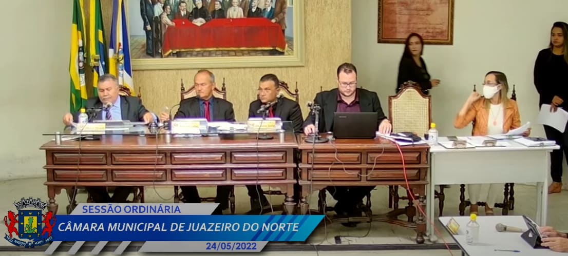 Ao vivo: veja a sessão da Câmara de Juazeiro do Norte