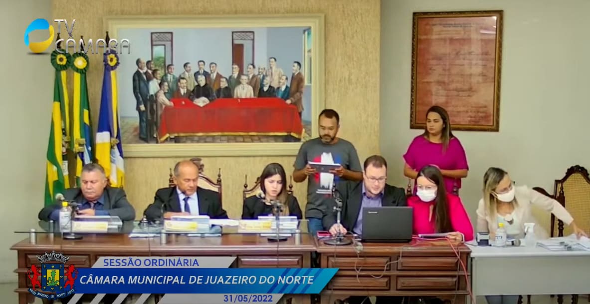 Ao vivo: veja a sessão da Câmara de Juazeiro do Norte