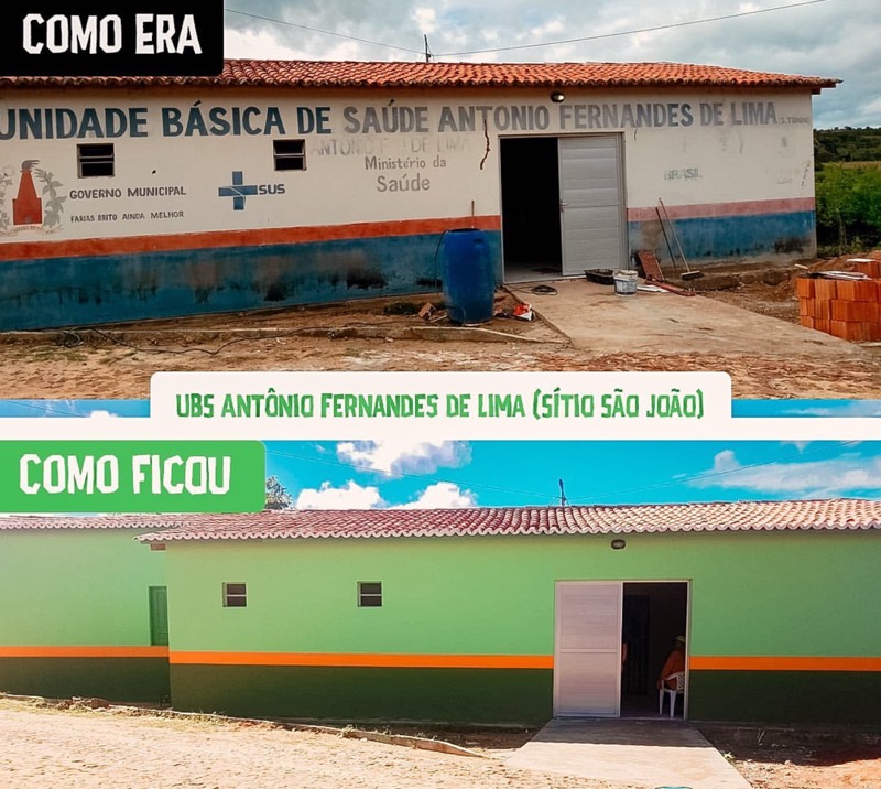 Farias Brito: Prefeitura reforma unidades de saúde do município