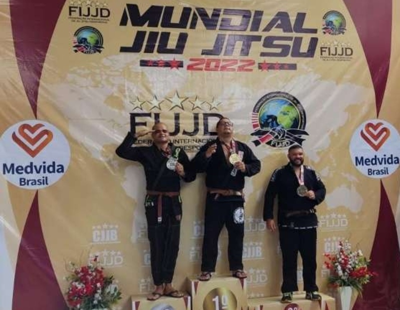 Policial militar é destaque no campeonato mundial de jiu-jitsu na Bahia