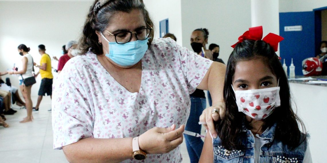 Município de Barbalha inicia vacinação contra a Covid-19 em crianças de quatro anos