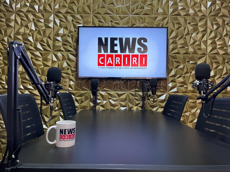 News Cariri vai inaugurar estúdio tecnológico para programas ao vivo e podcasts