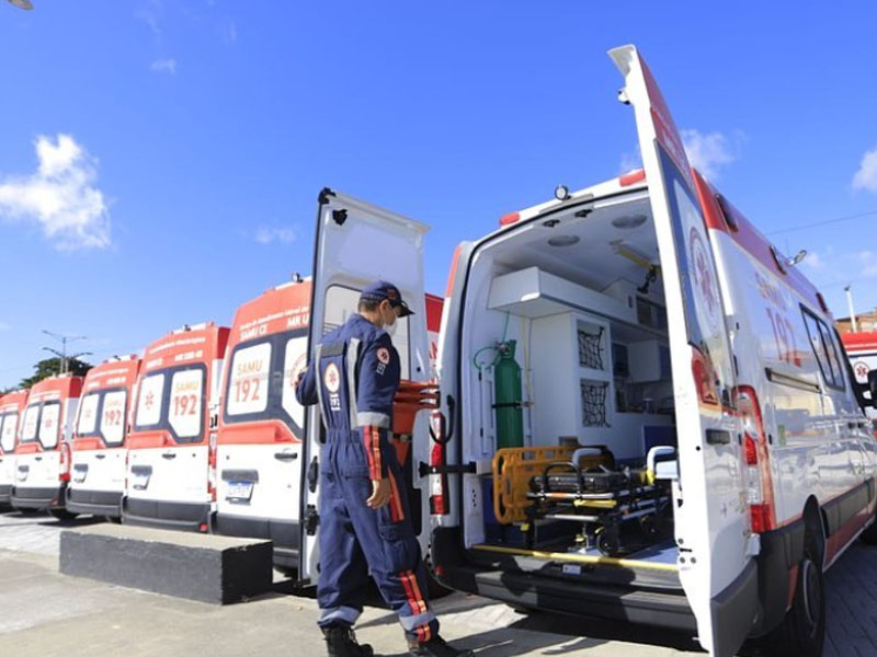 Governo do Estado entrega 60 ambulâncias para o SAMU; região do Cariri será contemplada
