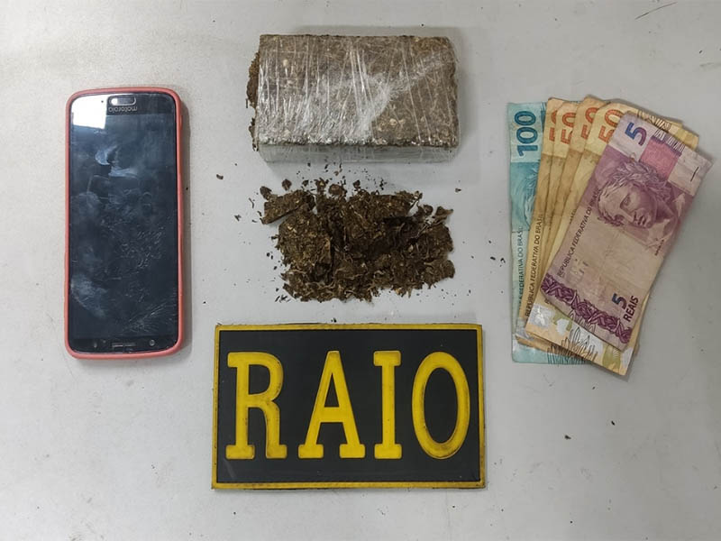 Casal com droga é preso após tentar fugir do BPRAIO em Barbalha