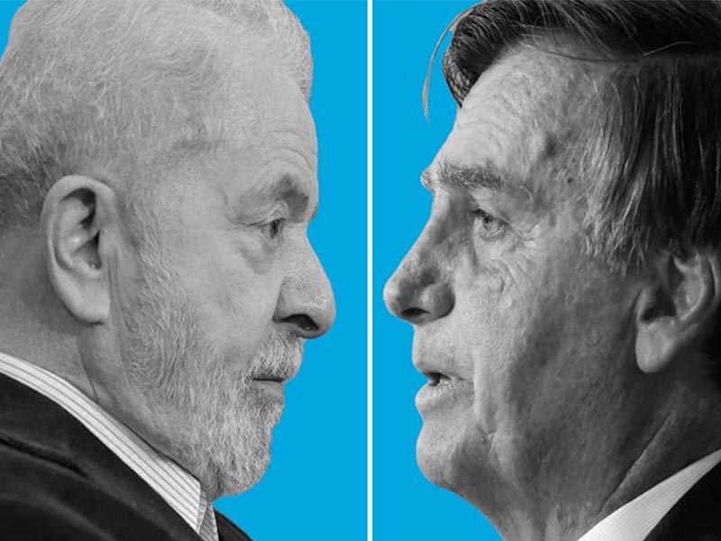 Diferença entre Bolsonaro e Lula cai de 11 para 8 pontos, diz pesquisa