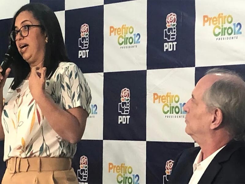Política PDT escolhe Ana Paula Matos para ser vice em chapa de Ciro Gomes