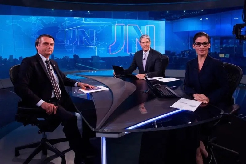 Jornal Nacional entrevista Bolsonaro hoje, às 20h30