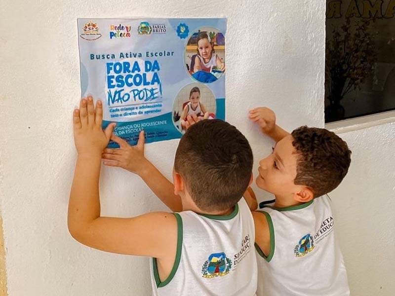 Farias Brito fortalece projeto de combate ao abandono escolar