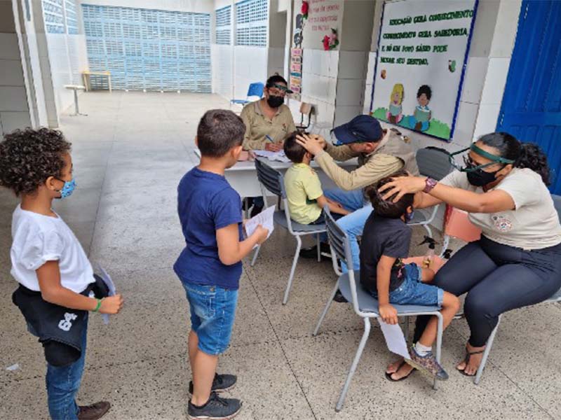 Juazeiro do Norte realiza campanha para diagnóstico de Tracoma em crianças da rede pública de ensino