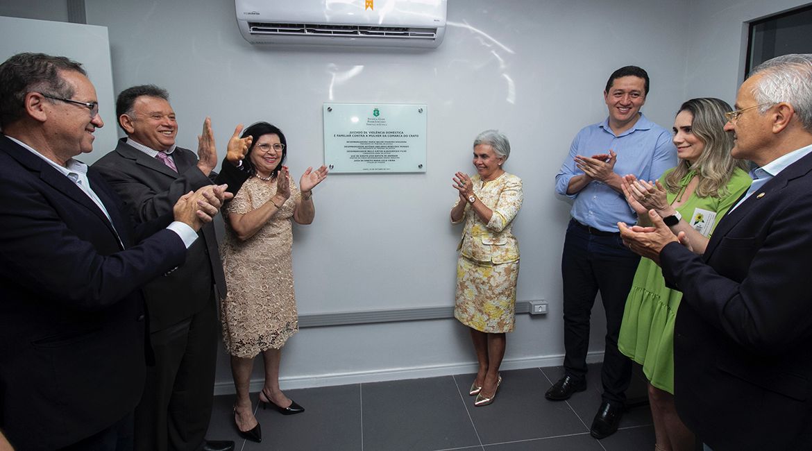 No Cariri, presidente do TJCE inaugura Juizado da Mulher no Crato, entrega melhorias no Fórum de Potengi e anuncia reforma na Comarca de Araripe