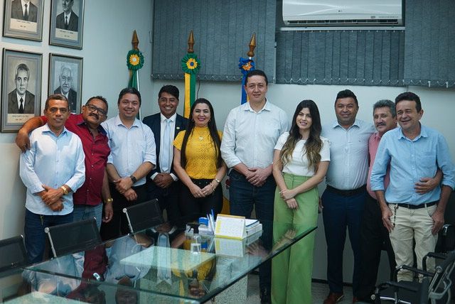 Dra. Yanny é recebida por Glêdson Bezerra após ser eleita presidente da Câmara de Juazeiro do Norte