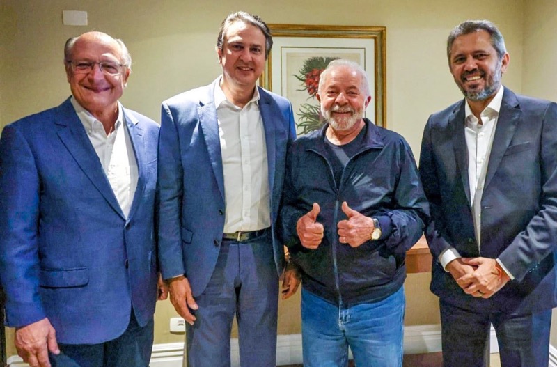 Camilo e Elmano vão a São Paulo se encontrar com Lula e Alckmin