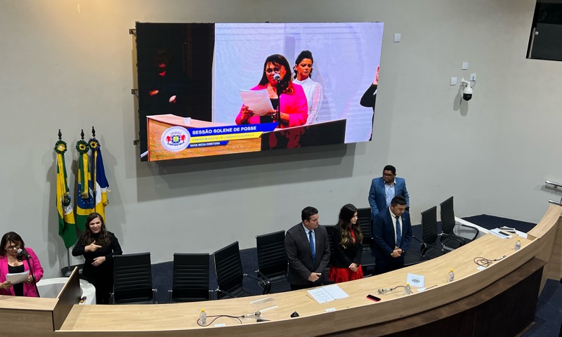 Ao vivo: Dra. Yany toma posse como presidente da Câmara de Juazeiro do Norte