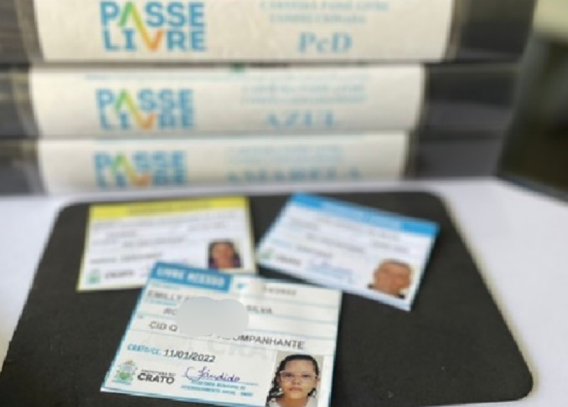 Secretaria de Desenvolvimento Social do Crato emite mais de 1.700 carteiras de passe livre para idoso e deficiente