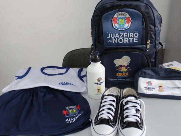 Conheça o kit estudantil que será entregue aos alunos da rede municipal de Juazeiro do Norte