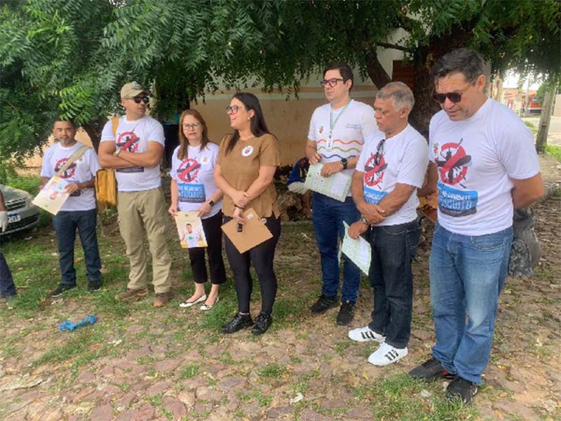 1º Mutirão de Combate à Dengue mobiliza estudantes e agentes públicos, em Crato