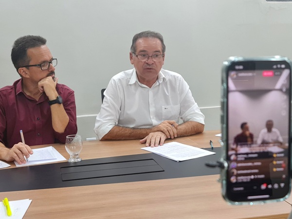 Prefeito do Crato anuncia R$ 21 milhões em novas obras durante live