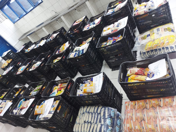Associações recebem doação do Banco de Alimentos em Juazeiro do Norte