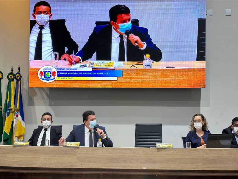 Ao vivo: veja a sessão ordinária da Câmara de Juazeiro do Norte