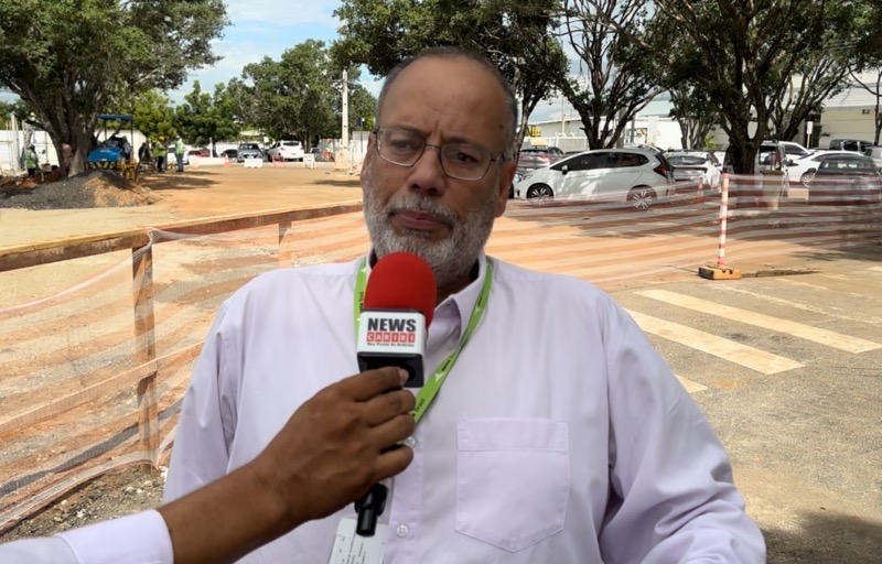 veja a construção do novo estacionamento do Aeroporto Regional do Cariri