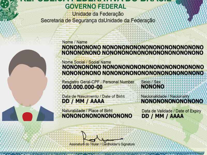 Nova carteira de identidade será emitida sem informação sobre sexo