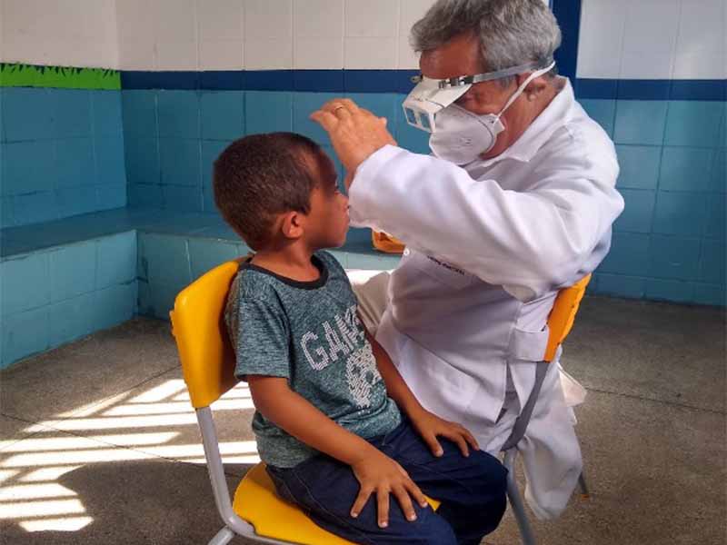 Crato realiza campanha de prevenção ao Tracoma no CEI Manoel Almino
