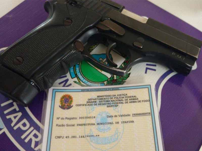 Prazo para recadastrar armas de fogo no sistema da PF termina nesta quarta