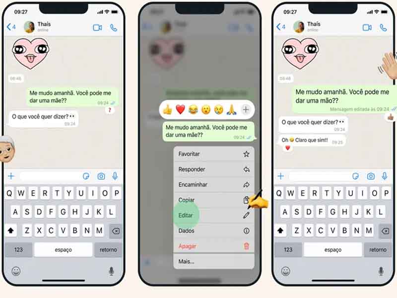 WhatsApp ganha recurso para editar mensagens; veja como fazer