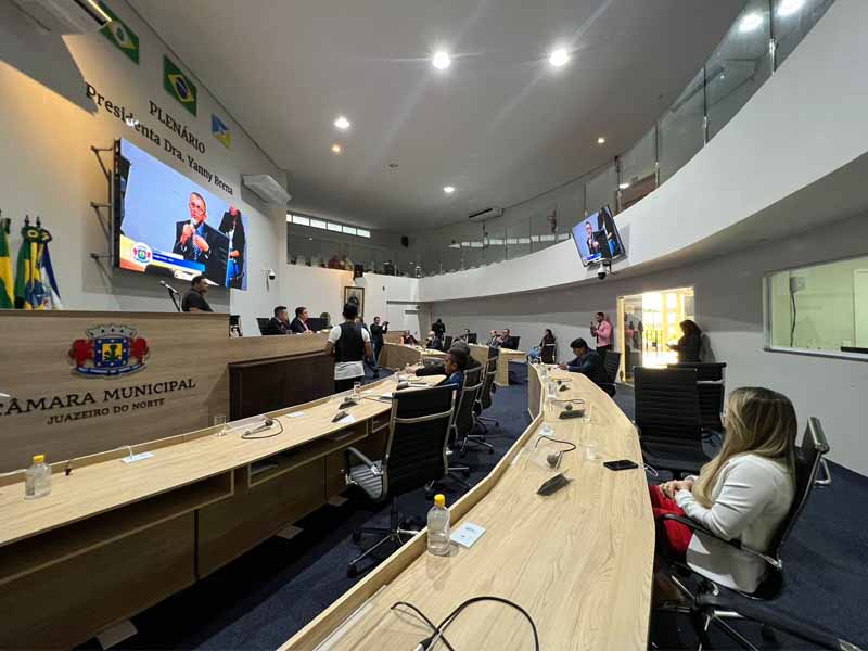 Ao vivo: veja a sessão ordinária da Câmara de Juazeiro do Norte