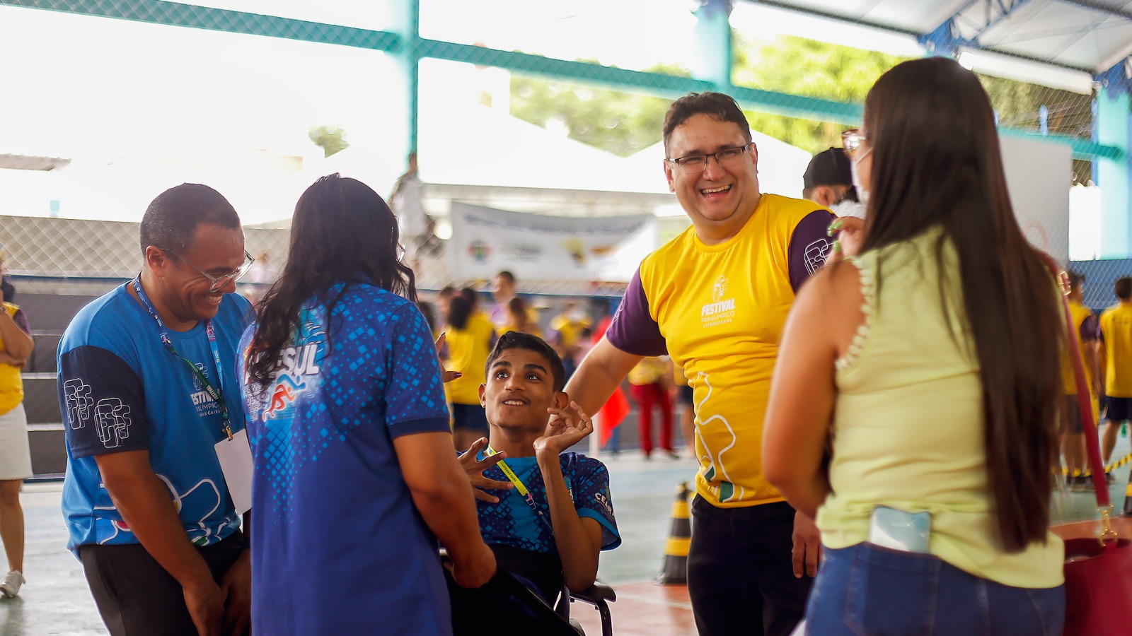 Inclusão: Fábio do Gás prestigia Festival Paralímpico de Juazeiro do Norte