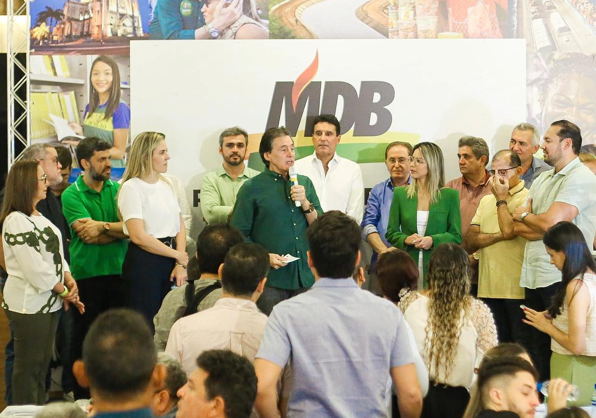 Reeleito para o comando do MDB, Eunício Oliveira confirma liderança no Ceará