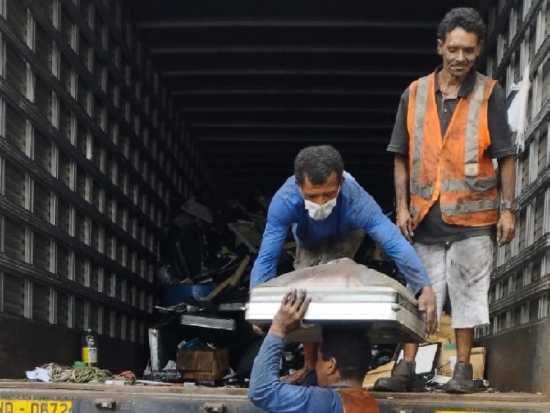 Juazeiro do Norte recolhe e destina 10 toneladas de lixo eletrônico