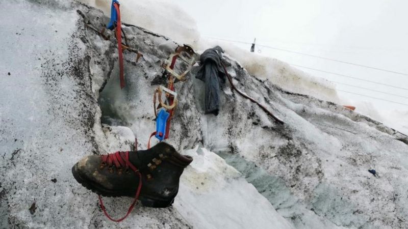 Derretimento de geleira revela corpo de alpinista desaparecido em 1986 nos Alpes