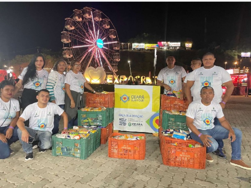 Crato e Cariri serão beneficiados com campanha de arrecadação de 6 toneladas de alimentos na ExpoCrato