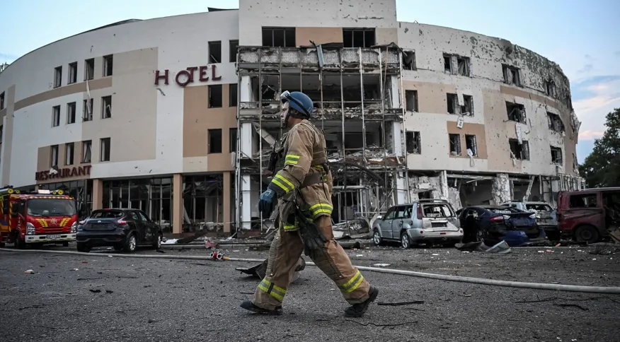 ONU diz estar chocada com ataque russo a hotel usado como base humanitária em Zaporizhzhia