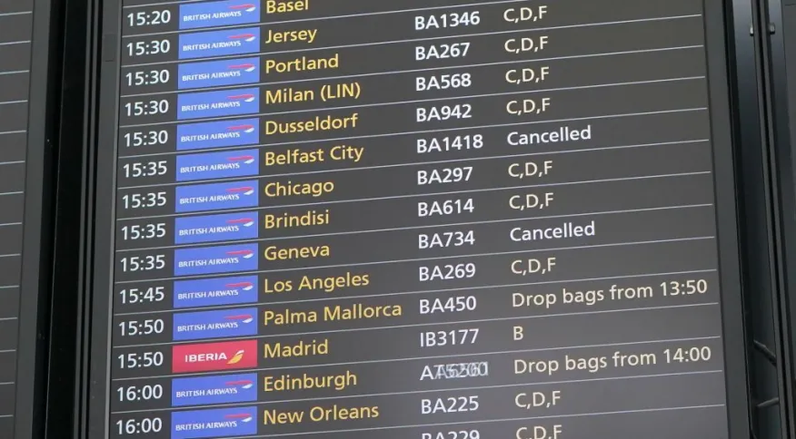 Caos aéreo: falha técnica que durará dias provoca atrasos em vários voos no Reino Unido