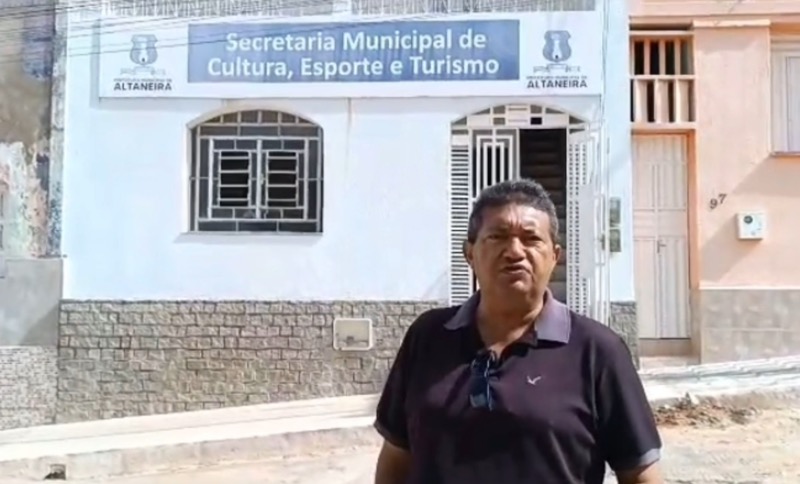 Secretaria de Cultura de Altaneira tem energia cortada por falta de pagamento