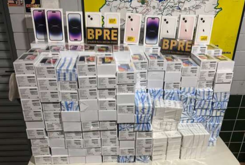 Carga com mais de 300 celulares é apreendida pela Polícia em Iguatu