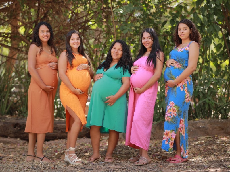 Gestantes assistidas pelo Programa Criança Feliz ganham ensaio fotográfico
