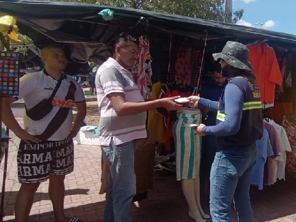 Em Juazeiro do Norte, fiscalização de comerciantes é intensificada até o final da Romaria