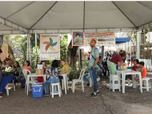 AEPETI realiza trabalho de combate ao trabalho infantil durante romaria em Juazeiro